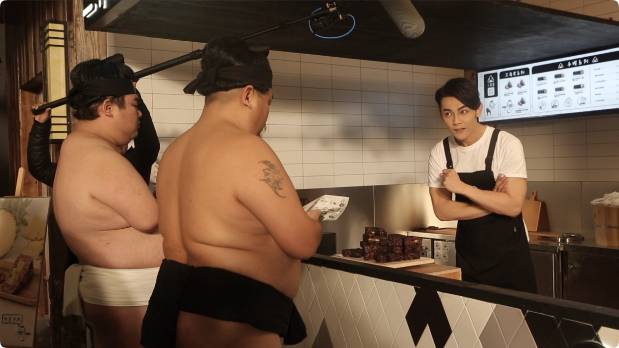 汪东城三角君创意广告拍摄纪实